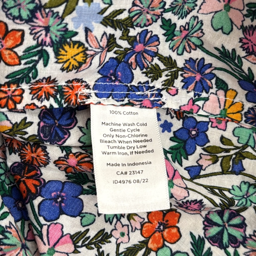TALBOTS BUOYANT DITSY POPOVER sz 2X - Picture 10 of 10